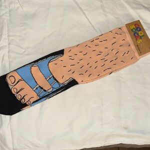 NIP Men's Graphic Casual Socks - Black and Tan